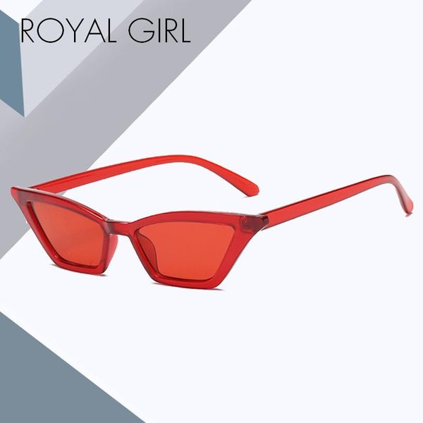 

sunglasses royal girl small women vintage retro cat eye black red frame glasses lentes de sol muje eyewear oculos uv400 ss958, White;black