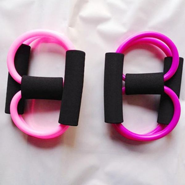

resistance bands 8 word rally yoga pilates fashion home fitness chest rubber rope exercise muscle band elastic expander tool1