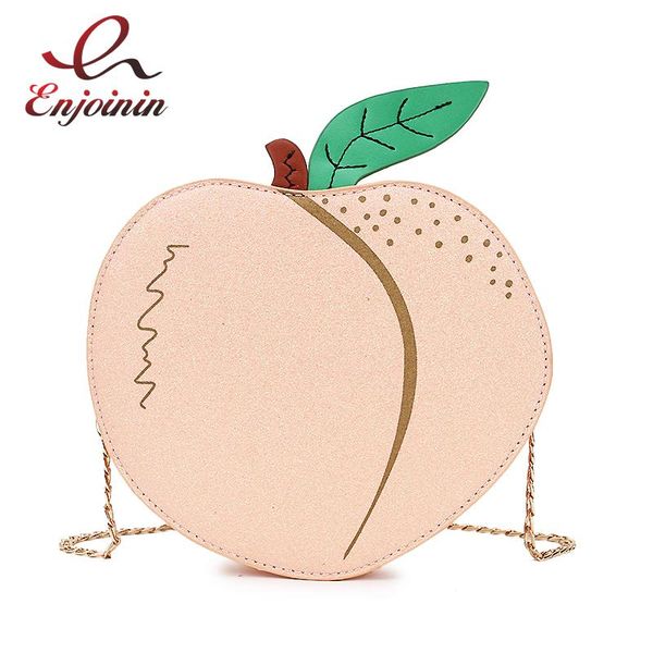 

cute fashion peach personality style shiny girl casual shoulder bag crossbody mini messenger bag ladies handbag flap women's