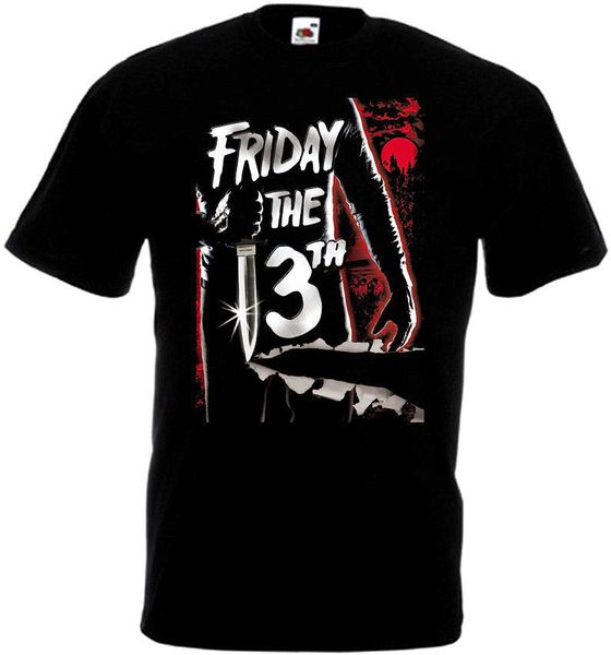 

friday the 13th v34 t shirt black movie poster all sizes s-3xl summer short sleeves new fashion t-shirt sport hooded sweatshirt hoodie