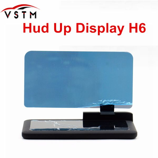 

2019 universal h6 car hud holder head up display gps navigator phone smartphone projector reflection board panel