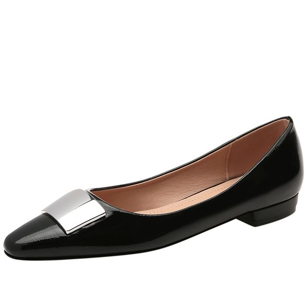 

sapatos vero/outono femininos para heelssheep pele senhoras rasa dororsay mulher 2 i3t7, Black