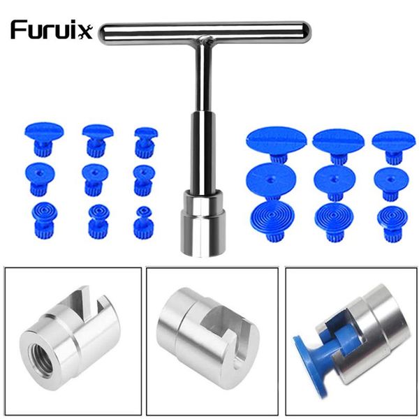 

furuix car dent repair puller metal car repair tools sheet hail pit sagging dent kit plastic suction cup universal