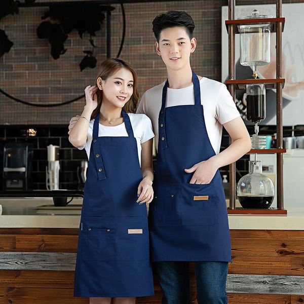 

milk shop haircut nail art studio apron flower shop canvas apron waiter overalls customise logo print