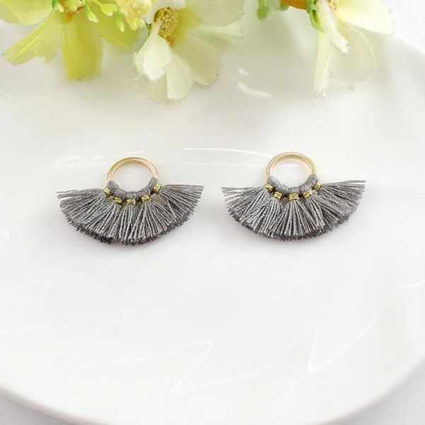 

1pair multicolor mini circular tassels woman earrings necklace jewelry finding fringe trim tassel diy hand craft small pendant h qylvnm