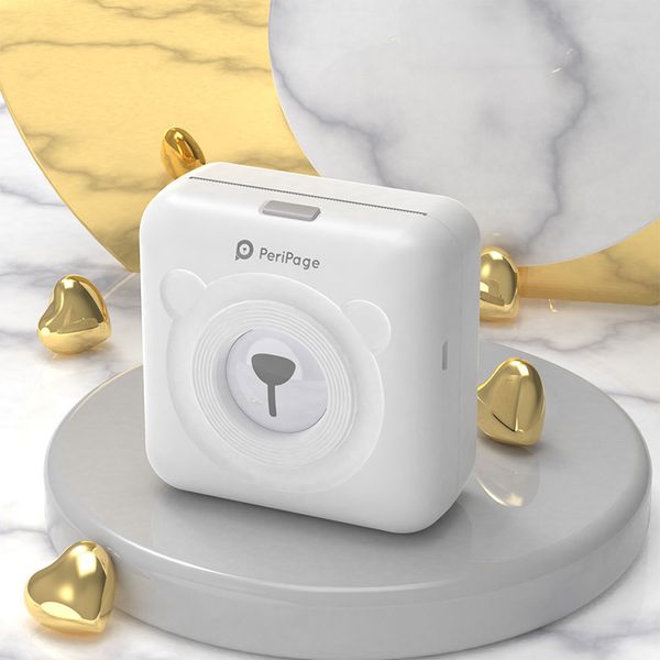 

a mini portable thermal printer paper p pocket thermal printer 58 mm printing wireless bluetooth -compatible printers