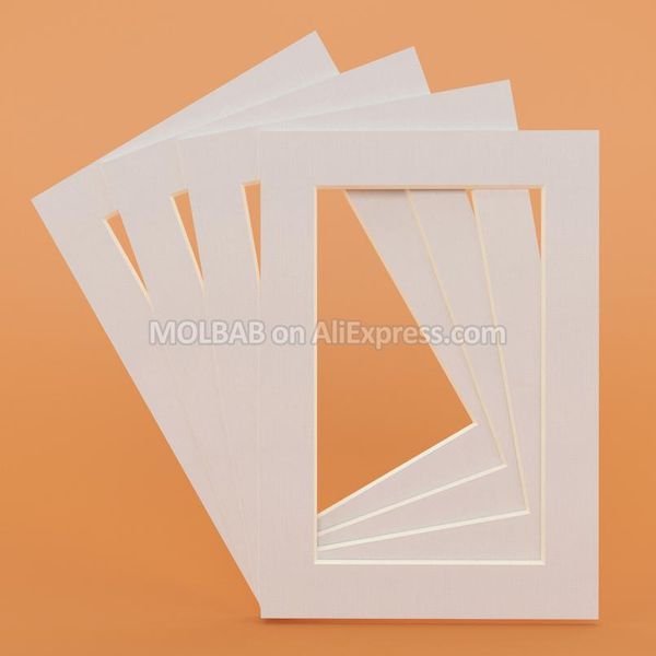 

белые / черные фото маты прямоугольник / овальная бумага монтирует уникальную текстурированную поверхность для 6/7/8 дюймов