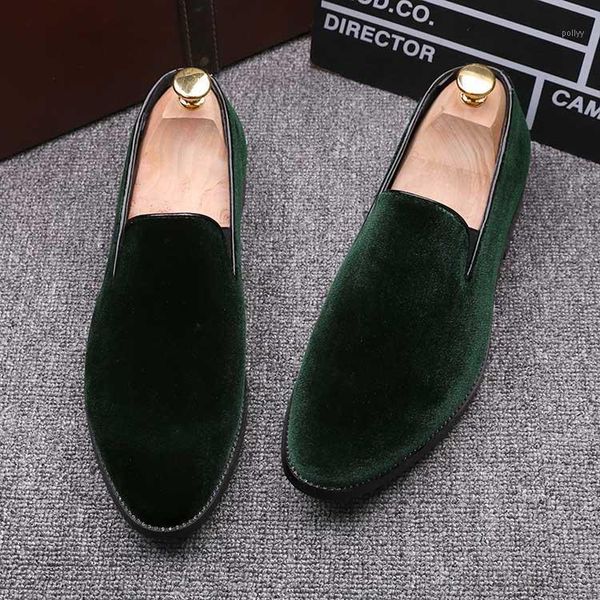 

dress shoes arrival fashon men's pointed comfortable velvet oxford male wedding homecoming sapato social masculino1, Black