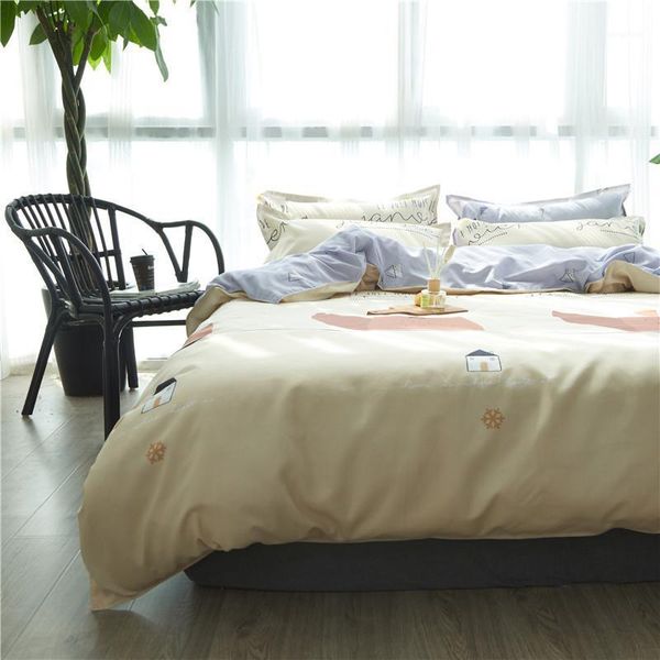 

luxury duvet cover set thread count fiber reactive prints bedding set1