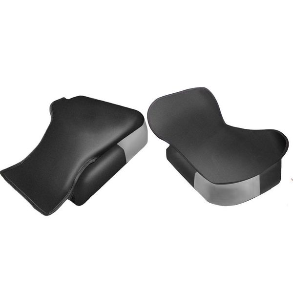 

winter motorcycle gloves with reflective strip windproof waterproof warm motorbike handlebar hand protector cover muff, Blue;gray