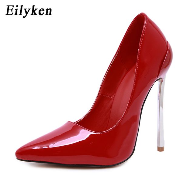 

eilyken 2020 new spring autumn thin high heels pumps pointed toe fashion female shoes shallow wedding woman pumps lj200928, Black