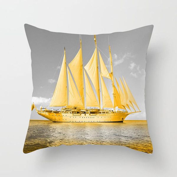 

side pillowcover cushion decorative cushions tree throw polyester printed sunset single cover scenery pillowcase pillows sofa bbyhqn