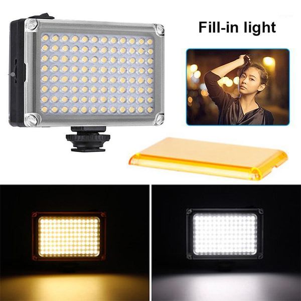 

flashes mini led dslr camera fill light 5400k/3200k easy installation gdeals1