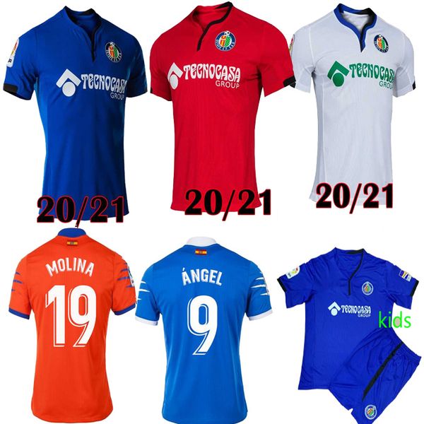 

2020 2021 getafe fc soccer jerseys men and kids home and away bergara arambarri maksimovic gaku mata molina camiseta football shirts, Black;yellow