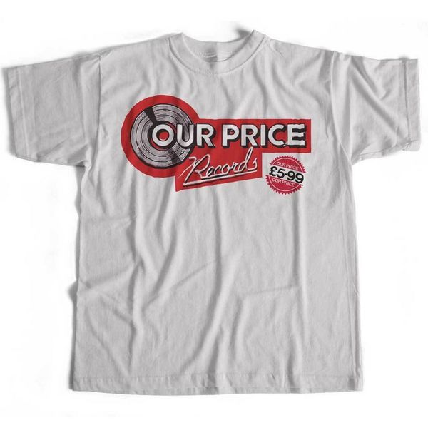 

our price records logo t shirt an old skool hooligans retro music classic cotton casual plus size tee shirt sport hooded sweatshirt hoodie