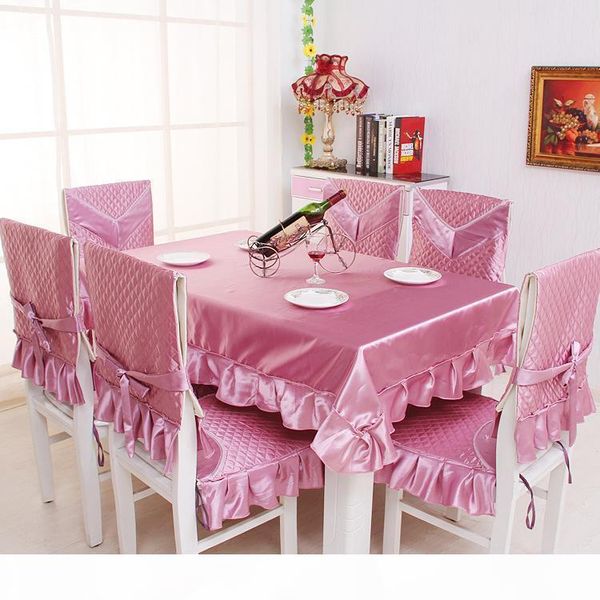 

эмуляция шелк дорого скатерть, стул подушка, крышка стула, скатерть подушка наборы