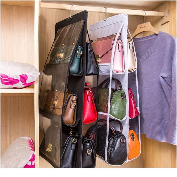 

hanging storage bag purse handbag tote bag shoes storage organizer rack hanger storage accessories closet rack hangers 6 sqccfx