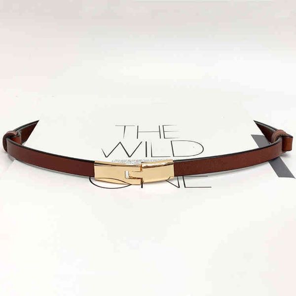 

waistbands belts women's thin belt korean fashion cowhide adjustable pair buckle women's dress decorative waist chain, Black;brown