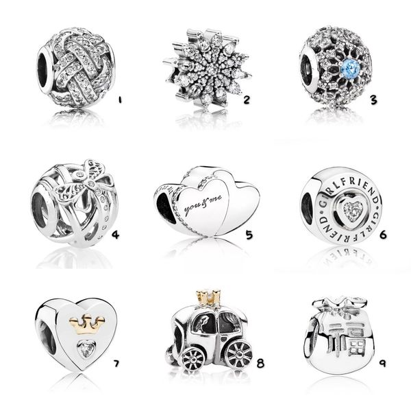 

2020 european and american diy beads mix 20pcs/lot hollowed alloy zircon accessories part for making craft necklace bracelet, Black