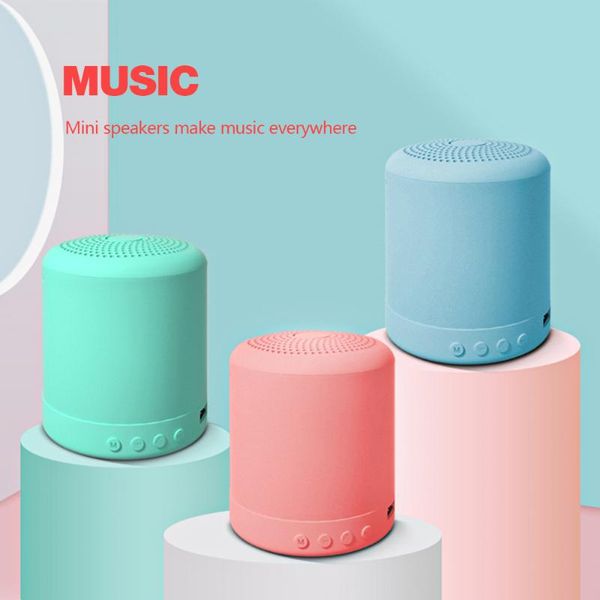 

fashion fresh mini smart bluetooth speaker, portable bluetooth + fm mp3 music recharge hifi stereo subwoofer support tf u disk