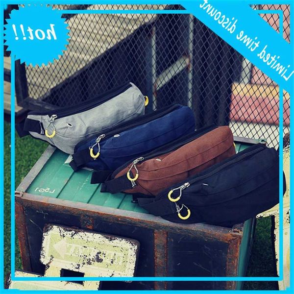 

japan and korea leisure brush mode taille packing street trends canvas single shoulder task color crossbody tas