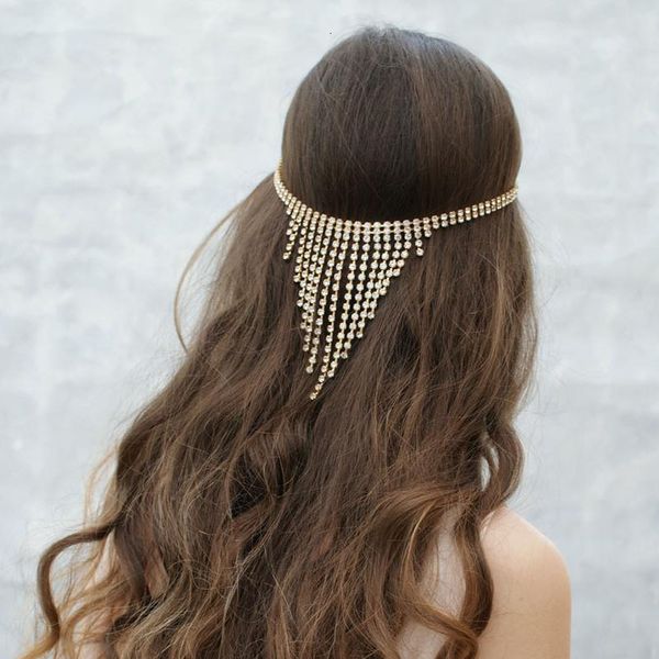 

bridal tassel double row hairband fashion ol personality aestheticism inlaid diamond high cool female headdress swimsuit bandage bathing sui