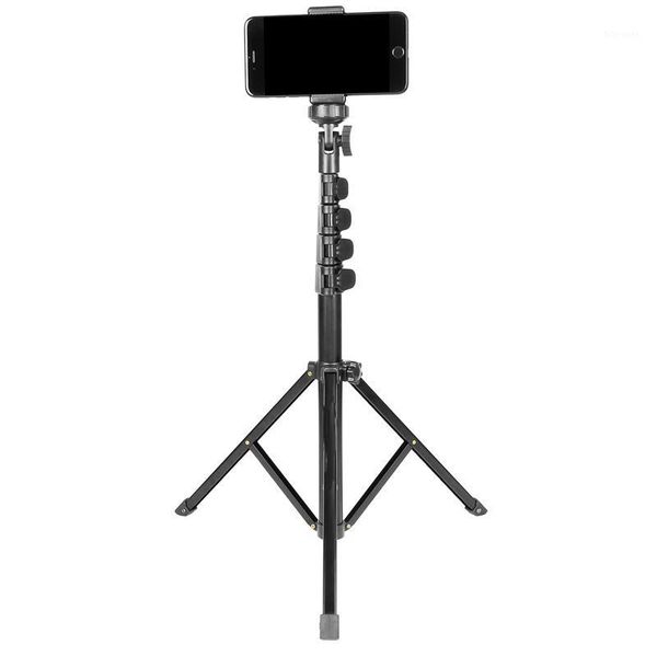 

all-metal floor-standing tripod phone holder live video broadcasting bracket for camera smartphone @m231