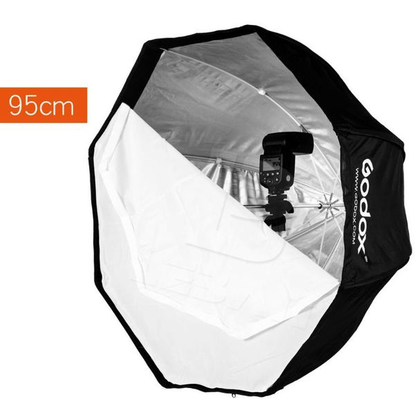 

godox portable 95cm / 37.5in umbrella p softbox reflector for flash speedlight