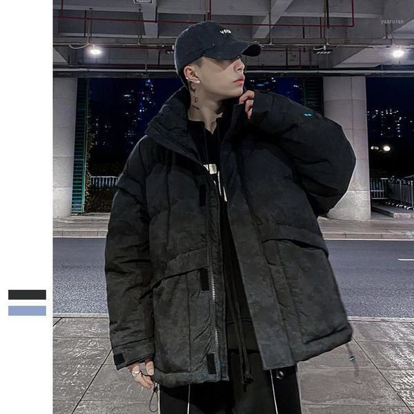 

popular logo jacket for men with a purple winter down jacket1, Black