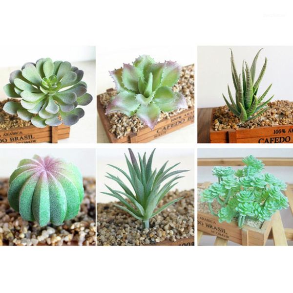 

decorative flowers & wreaths various artificial succulent plants lotus landscape flower mini green fake succulents plant garden arrangement