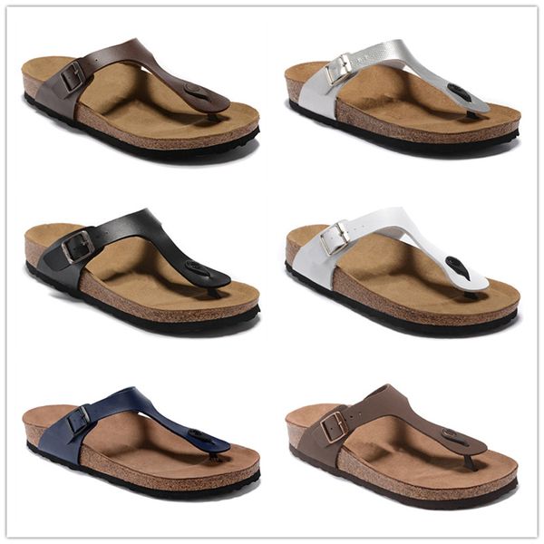 Сексуальные плоские слайды Lido Beach Sandals Женщины пробковые тапочки.