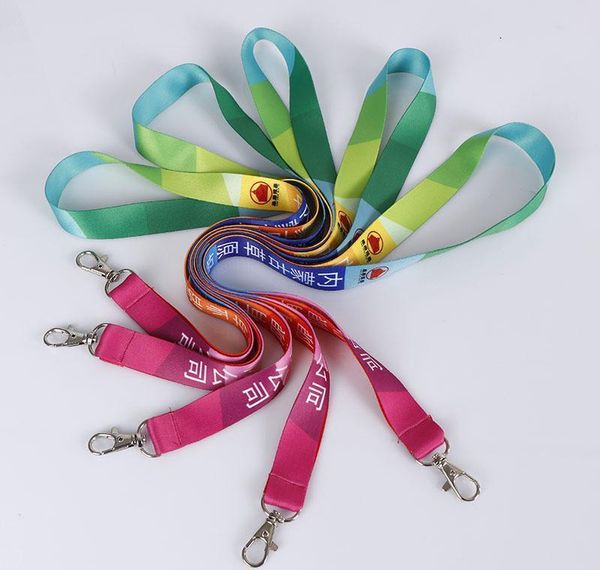 

custom lanyards neck strap polyester id card keychain for brand promotiona wmttpb xhhair