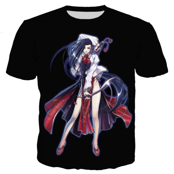 

black lagoon anime 3d print shirts kawaii graphic aesthetic men clothing