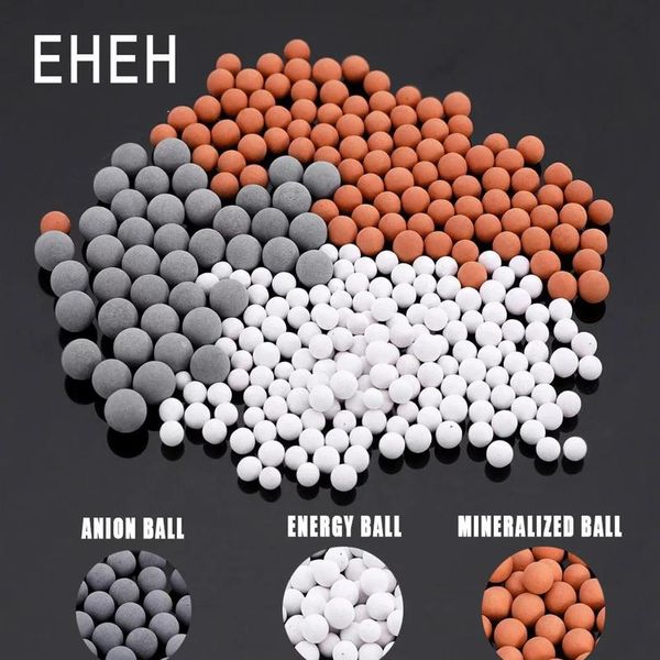 

eheh shower head replacement beads filter energy anion mineralized negative ions ceramic balls bathroom water puri wmtwim
