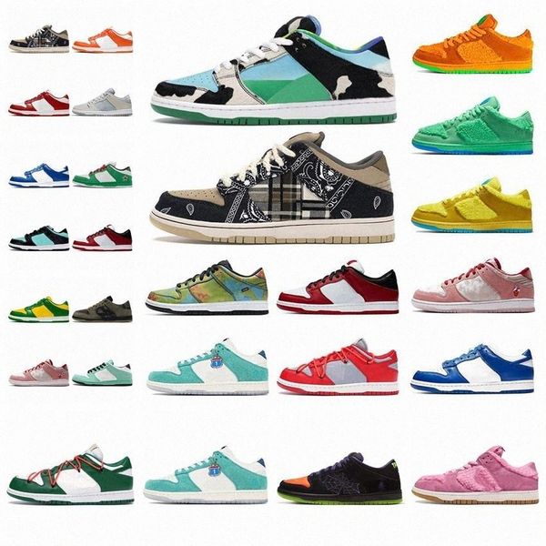 

2021 chunky dunky athletic sb shoes low authentic sneakers grateful dead dunk pink digital concepts mens womens sports trainers 36-45 i9ka#, Black