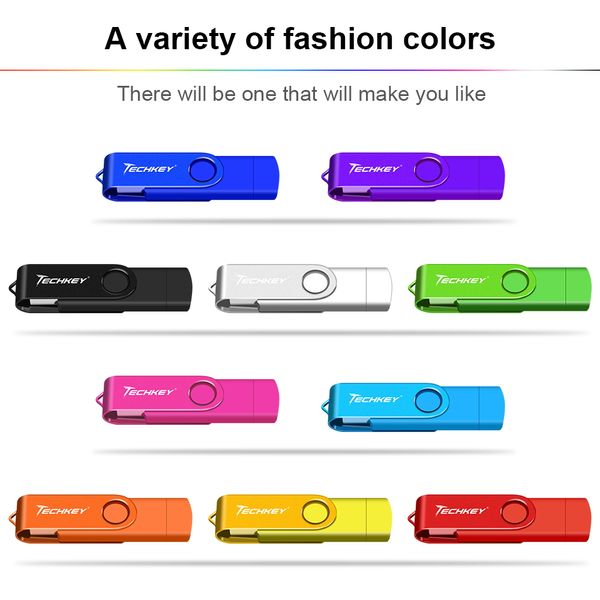 OTG USB Flash Drive Pen Drive Smart Phone 4GB 8GB 16GB 32GB pendrive memory cel usb stick storage esterno per telefono Android