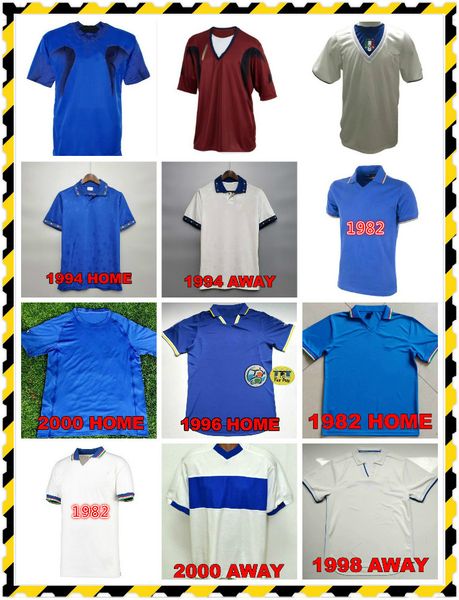 

del piero maglia paolo rossi retro soccer jerseys 1982 classic vintage world cup 1986 90 94 96 98 2000 r.baggio totti pirlo football shirt, Black;yellow