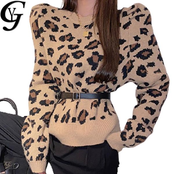 

chic ulzzang knitted leopard sweaters women autumn winter streetwear knitwear pullover female casual long sleeve pull femme, White;black