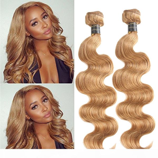 

peruvian blonde bundles unprocessed human hair weave 3 pcs 300g brazilian peruvian malaysian indian virgin hair body wave color 27#,99j, Black