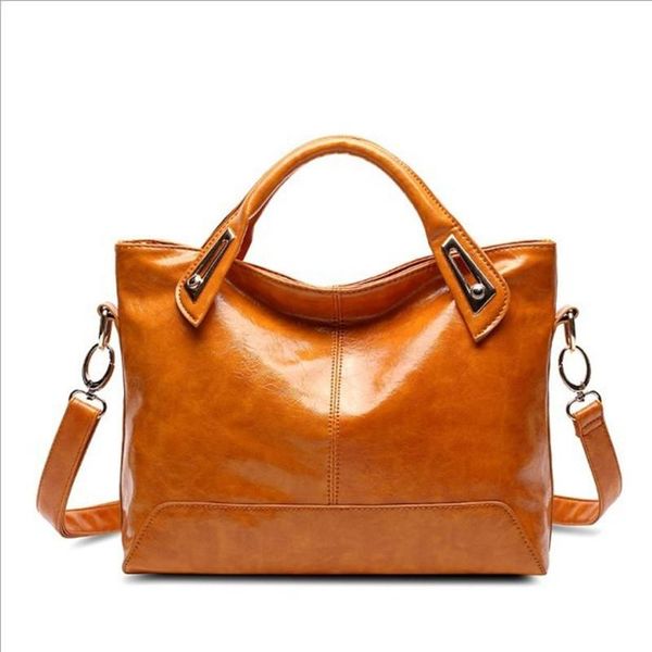 

cross body style women's bag fashion pu oil wax leather shoulder