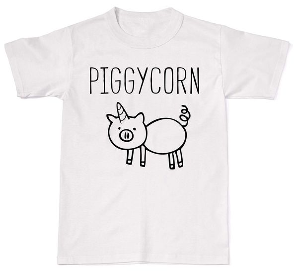 

2019 piggycorn pig unicorn cute funny mythical animal mens womens cotton t-shirt t sh sport hooded sweatshirt hoodie