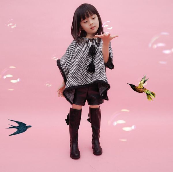 

2021 latest kids snow winter female fashion girls princess fur knee-length martin boots child casual sport shoes sneakers 1, Black