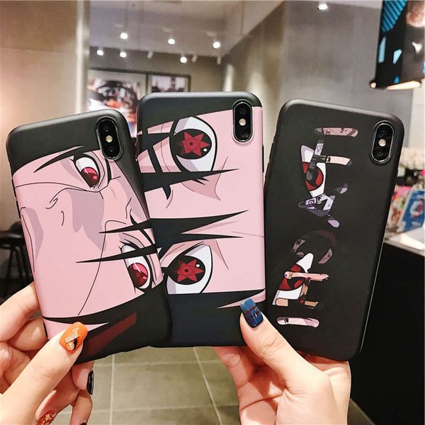 

mobile phone cover and cartoon naruto sasuke uchiha vip 11 pro x xs max xr 678 plus, soft silicon cover zoro veet from japan