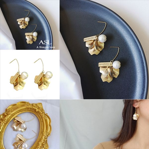 

sqb5 earring pearl diamond solitaire baroque earringyiwu baroque directly sale new product listing custom factory pearl jewelry, Golden