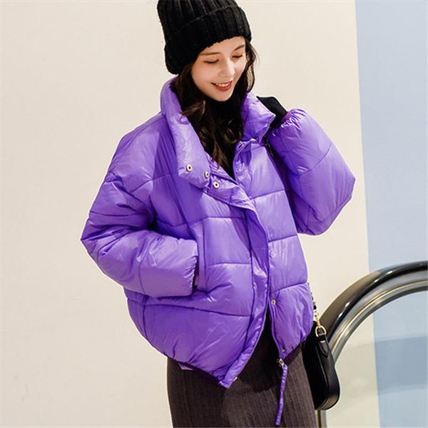 

women parkas cotton padded jacket new fashion womens windproof cotton jacket warm outerwear parka winter, Black