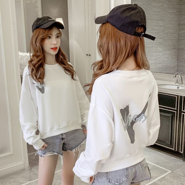 

wea6x short sweater cxqbm sweater women's clothing online popular coat new super thin ins cool spring and autumn small 2020, Black