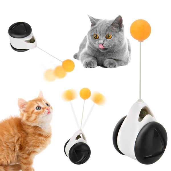 

indoor interactive rotating ball with wheels, pet products and fashionable cat toys