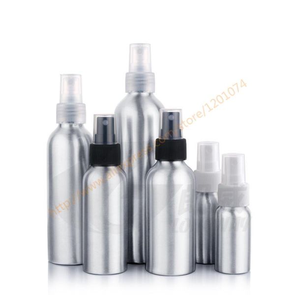 

30ml/50ml/100ml/120ml/150ml aluminum bottle with plastic sprayer.misravel refillable perfume/fragrance/scent bottle
