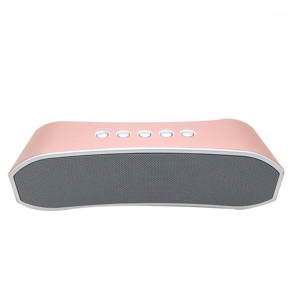 

portable bluetooth speaker subwoofer metal material fm radio usb/tf mp3 player1