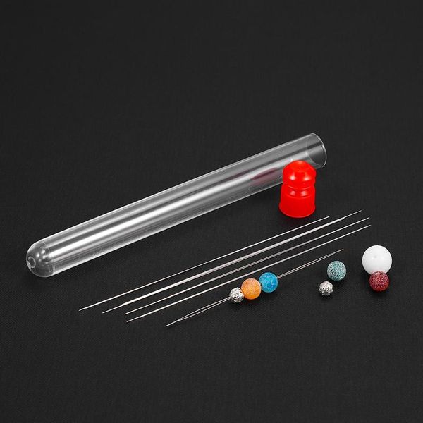 

1pcs beads pearls threading string jewelry makings tool stainless steel big eye curved open for diy bracelet earrings bbyhhu